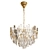 Crystal Chrome Gold Chandelier 5055 3D model small image 6