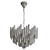 Crystal Chrome Gold Chandelier 5055 3D model small image 7