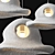 Minimalist Hat Pendant Light 3D model small image 2