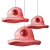 Minimalist Hat Pendant Light 3D model small image 4