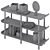 Modern Elegance: Payton Shelving Set 3D model small image 5