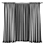 Modern Curtain Panels Set 3D model small image 2