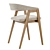 Elegant Trevor Chair, 2 Colors 3D model small image 3