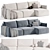 FLORIS Sofa: Modern Comfort Emblem 3D model small image 1