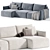  FLORIS Sofa: Modern Comfort Emblem 3D model small image 3