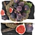 Delicious Fig Fruit Plate 3D model small image 4