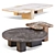 Erice Marbled Coffee & Side Tables 3D model small image 1