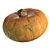 Round Pumpkin Duo 3D Model 3D model small image 1