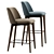BONO Bar Chair Set 3D model small image 3