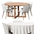 IKEA MÖRBYLÅNGA Dining Set 3D model small image 2