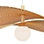 Bendable Rattan Hat Pendant Light 3D model small image 3