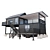 Architectural Container Home Design 3D model small image 1