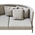 Modern Clan Sofa by Lissoni 3D model small image 5