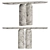 Modern Venetino Marble Console 3D model small image 1