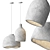 Elegant Bells Pendant Lighting 3D model small image 2