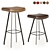 Stylish Sidney Barstool Collection 3D model small image 1