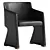 Sleek Modern OPHY Training Chair 3D model small image 1