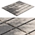 Gravel-Filled Concrete Slab Paving 3D model small image 3