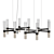 Christof 20 B Glass & Marble Chandelier 3D model small image 2