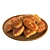 Wooden Tray Baked Pies 3D model small image 3