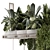 Metal Box Hanging Indoor Plants 3D model small image 4