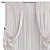 Meshed Curtain Design 3D model small image 3