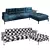 Toscana Modular Sofa with Storage 3D model small image 2