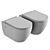 BOCCHI Venezia Wall-Hung Toilet 3D model small image 4