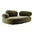 Rubble Pebble Sofa Set Moroso 3D model small image 4