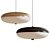 Minimalist Metal Glass Pendant Light 3D model small image 2