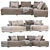 Modern BoConcept Cenova Sofa 3D model small image 1