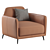 Stylish Ellie Armchair - Ditre Italia 3D model small image 4