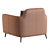 Stylish Ellie Armchair - Ditre Italia 3D model small image 1