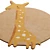 Savannah Giraffe Kids Rug 3D model small image 4