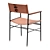 Steel Comfort Chair 3D model small image 2