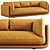 Luxury Comfort Lunetta Sofa Bed 3D model small image 1