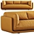 Luxury Comfort Lunetta Sofa Bed 3D model small image 3