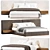 Elegant BONNIE Bed Design 3D model small image 2