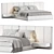 Elegant BONNIE Bed Design 3D model small image 7