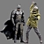 The Batman Riddler Figures Set 3D model small image 1