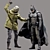 The Batman Riddler Figures Set 3D model small image 3