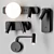 Modern Astro Lighting Wall Lamps 3D model small image 3