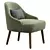 Stylish Milla Armchair, Corona Render, FBX, OBJ 3D model small image 3