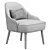 Stylish Milla Armchair, Corona Render, FBX, OBJ 3D model small image 4