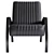 Elegant Status Lounge Chair 3D model small image 2