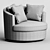 Modern Viv Swivel Chair 3D 3D model small image 3