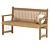 "Kensi Garden Bench D-10 3D model small image 2