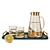 Glass Decanter Set with 3D Files 3D model small image 2