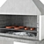  Versatile BBQ Grill Model 3D model small image 2