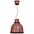 Sleek Stainless Steel Pendant Lamp 3D model small image 3